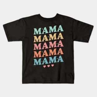 Groovy Mama Retro Vintage New Mom - Mothers day Kids T-Shirt